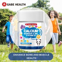 Jiabei Usine personnalisée OEM/ODM Calcium Magnésium Enfants Gommeux Soutien Os Dents Santé et Immunité Booster Vitamines pour Enfants Gummy