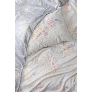 Lilou Lilac Cotton Satin Double Duvet Cover <b>Set</b> Floral Woven <b>Comforter</b> Home Use Washed for Comfort - Product Image 2