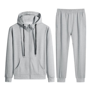 Men's Fashion Thickened Warm Hooded Sweatshirt and <b>Above</b> Knee Pants Set Sport Jogger Track Suit Two Piece Hoodies and Pants - Product Image 3