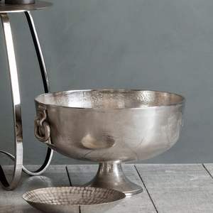 Bols polyvalents en métal aluminium avec motifs empilables imbriqués pour un rangement pratique dans les petites cuisines ou les placards. - Product Image 6