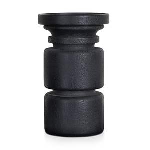 Décoration d'intérieur, accessoires de maison de luxe, bougeoir en bois moderne pour mariage, prix abordable, pot à bougie unique - Product Image 4