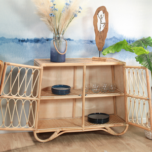 Armoire de rangement en rotin naturel de haute qualité, meubles de maison de style Vintage tissés à la main du Vietnam - Product Image 4