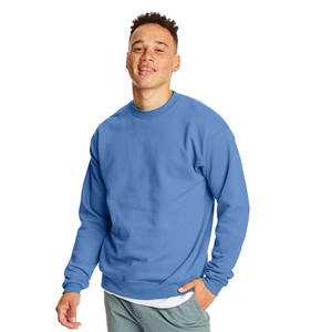 Sudadera polar 100% algodón con logotipo personalizado y sudadera de invierno de talla grande bordada - Product Image 2