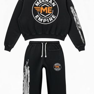 Pantalons de survêtement délavés à l'acide, jambes courtes, avec détails en strass, streetwear personnalisé, ensemble d'hiver, fermeture éclair - Product Image 5