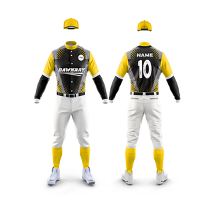 Uniforme Personalizado de Equipo de Béisbol |   Uniforme de Béisbol con Logotipo y Números Personalizados |   Uniforme de Béisbol Transpirable de Poliéster - Product Image 4