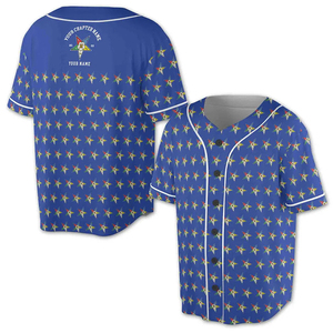 Personalizado OES Orden de la estrella del este masónico multicolor béisbol Jersey de alta calidad por encargo de manga larga 2025 chaquetas - Product Image 3