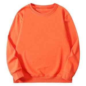 Sudaderas de mujer Tela de poliéster Suave Cómodo y transpirable Cálido Otoño Nueva moda Casual Sudaderas de color sólido - Product Image 5