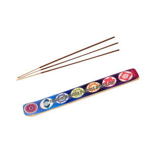 Gran oferta de soporte de palo de incienso de madera de siete Chakras para decoración del hogar meditación Yoga relajación - Product Image 3