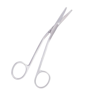 Ciseaux chirurgicaux angulaires Fomon de meilleure qualité Finition Dall Ciseaux de chirurgie à lame tranchante droite de 5.5 pouces - Product Image 2