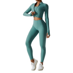 Factory Direct custom spandex/Nylon/Polyester women's yoga leggings with Wholesale Price and Custom Logo for B2B buyers. - Product Image 1