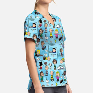 Tenues médicales unisexes de qualité supérieure pour médecins et infirmières, ensembles de blouses d'hôpital en toile, séchage rapide, respirantes, logo personnalisé - Product Image 2