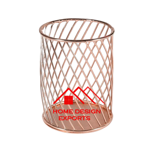 Portalápices de Malla Metálica para Oficina u Hogar, Acabado Negro Metálico, Precio de Fábrica al por Mayor - Product Image 1