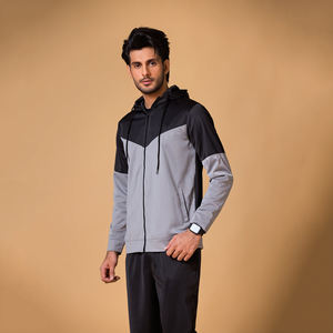 Nouveau design de vêtements de sport décontractés pour hommes, jogging automne-hiver, vente en gros de deux pièces-chemise polaire et pantalon de survêtement avec logo - Product Image 4