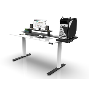 Bureau de jeu SMARTDESK réglable en hauteur blanc et noir - Product Image 6