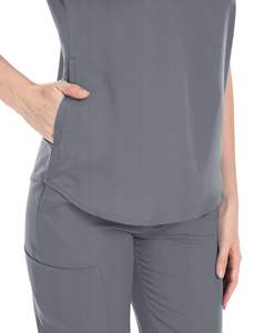 Hôpital professionnel femmes infirmière Medico Scrubs uniformes ensembles Stretch Slim Fit survêtement Scrubs costume gommage infirmière - Product Image 5
