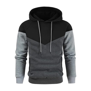 Sweat à capuche léger en coton/bambou/polyester pour homme, coupe classique, doublure polaire respirante, vêtement d'hiver avec logo personnalisé - Product Image 1