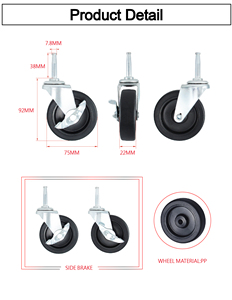 Bánh Xe Xoay Có Thể Khóa - Product Image 6