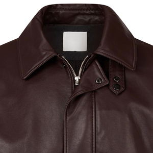 High Quality New Design <b>Leather</b> Made Waterproof Genuine <b>Leather</b> Factory Made New Arrival Reasonable Price New <b>Men</b> <b>Leather</b> <b>Jacket</b> - Product Image 2