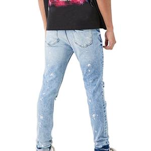 ออกแบบกางเกงยีนส์ลำลองทรงสลิมฟิตสไตล์ดิสเทรสของคุณเอง สินค้าขายดี สตรีทแวร์แฟชั่นใหม่ กางเกงยีนส์ผู้ชายแบบยืดได้ - Product Image 3