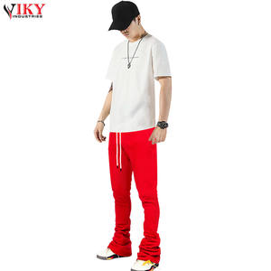 Pantalones de Galería Personalizados OEM del Fabricante, Pantalones Deportivos de Alta Calidad para Hombre, Pantalones Deportivos Ajustados con Elástico, Pantalones Deportivos Apilados - Product Image 3