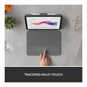 Funda con teclado para iPad 10.9 10ª generación COMBO TOUCH, color gris Oxford 920 011438 - Product Image 4