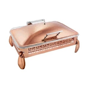 Artículo Más Vendido en 2025, Calentador de Comida Rectangular de Acero Inoxidable Color Oro Rosa de 7L, Elegancia con Estilo en Oro Rosa de 7L - Product Image 1