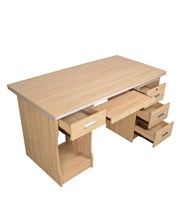 Bureau debout commercial de luxe moderne et personnalisable en bois, réglable en hauteur, avec tiroir, de haute qualité