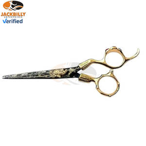 JACKBILLY Fashionable Summer Collection Stainless Steel Barber <b>Scissors</b> for Personal and Professional Use High-Quality - Product Image 5