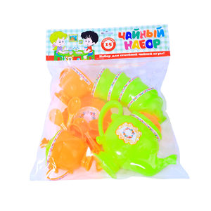 Big <b>Plastic</b> <b>Tea</b> <b>Set</b> 115 for Kids <b>Tea</b> Party Kitchen Pretend Play Ages 2-4 BOPP Packed - Product Image 1