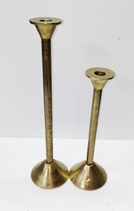 Votive en aluminium T support de lumière couleur or bougeoir support de pilier de bougie en métal décoratif pour la maison et le mariage décor de table - Product Image 4