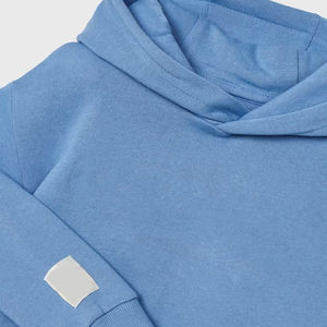 100% algodón niños invierno pulóver Sudadera con capucha logotipo bordado personalizado tejido de rizo para bebés - Product Image 4