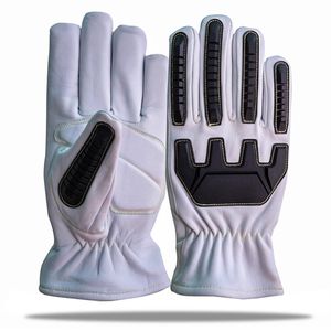 Gants de conduite de jardin de haute qualité Logo personnalisé Gants d'hiver de travail en plein air en cuir de sécurité - Product Image 3