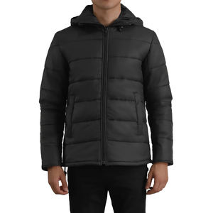 Vestes matelassées à capuche pour hommes, mode d'hiver, vente chaude, fabrication OEM, sur mesure, pour hommes 2025 - Product Image 1