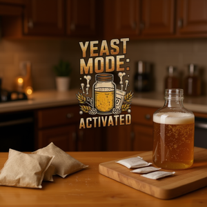 T-shirt vintage à manches longues pour la boulangerie et la brasserie, mode levure activée pour des promotions humoristiques - Product Image 3