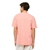 T-shirt décontracté pour homme 100 % coton, coupe ample, manches courtes, imprimé sérigraphié avec motif lettres, respirant et logo uni