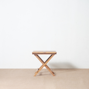 Table de salle à manger extérieure pliante en bois de teck de forme carrée moderne meubles de patio de couleur naturelle pour le jardin ou le parc - Product Image 2