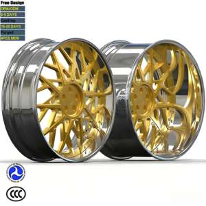 Cerchi in Lega Forgiati Concavi Cromati da 22, 24, 26 Pollici, Design Forgiato per Cerchi Cromati da 26 Pollici - Product Image 1