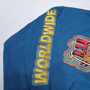 Sudadera con capucha ajustada de algodón personalizada para hombre estilo callejero con diseño bordado disponible en todos los colores y tamaños para el invierno - Product Image 4