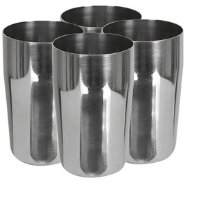 Verre d'eau potable en métal de gobelet d'acier inoxydable de qualité superbe de capacité élevée pour des accessoires de décoration de table - Product Image 4