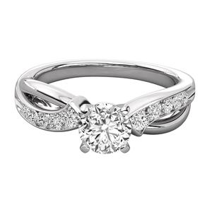 แหวนทองคำแท้ 14K ประดับเพชรทรงกลมเจียระไนแบบบริลเลียนท์ ได้รับการรับรองจาก IGI สำหรับผู้หญิง สไตล์ยุโรป-อเมริกัน เหมาะสำหรับเป็นของขวัญงานหมั้น งานแต่งงาน หรืองานเลี้ยง - Product Image 5