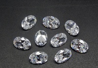 Diamant Naturel Certifié Scintillant Coupe Ovale 0.5 CT 1.0 CT Couleur E Pureté VVS2 Diamant Non Monté Percé au Laser Pour Bijoux