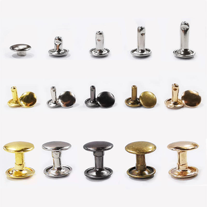 Remache forjado de cobre de 8 mm para zapatos de béisbol, bolsos, vaqueros y prendas de vestir (remache ciego) - Product Image 1