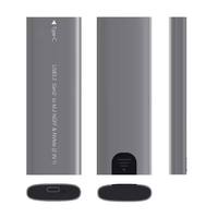 Casing Eksternal Aluminium Tipe-C M.2 SSD NGFF Kompatibel dengan SSD NGFF 2230/2242/2260/2280