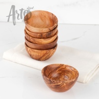 ArtisRaw Moderne Ecologische Handgemaakte Olijfhouten Schalen Klein Tafellaat Servies Fruit Schaal Huisdecoratie Kartonnen Verpakking Model