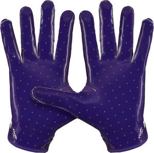 Gants de football américains antidérapants de haute qualité avec paume collante, service OEM pour les joueurs de ligne, gants de football durables, fabricant - Product Image 2