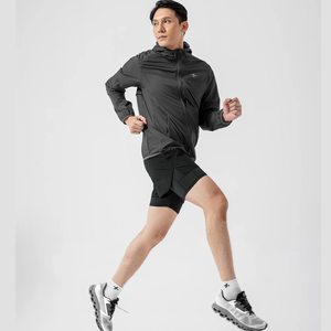 Chaqueta cortavientos para correr al por mayor para hombre - Product Image 4