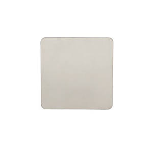 Personnalisé MDF blanc carré 95mm liège dos MDF bois pour accessoires tapis et coussinets pour la vente de produits - Product Image 1