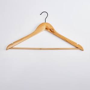 Durable Premium Quality <b>Wood</b> Suit Hangers Brand Logo Garment Clothing Rack <b>Coat</b> Hangers for Exports - Product Image 2