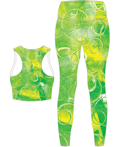 Soutien-gorge et leggings de yoga personnalisés ensemble de yoga 2 pièces à la mode pour femmes costume de yoga fitness vente en gros - Product Image 2