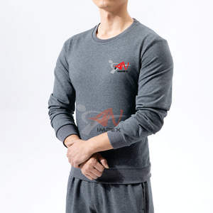 Survêtement d'hiver décontracté pour homme avec logo imprimé personnalisé de haute qualité, en molleton, taille élastique - Product Image 1